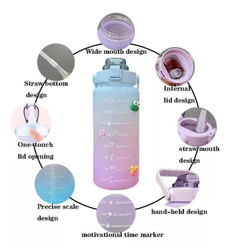 Miniatura 3 de TERMO AGUA DUO LITROS MAS  STICKER